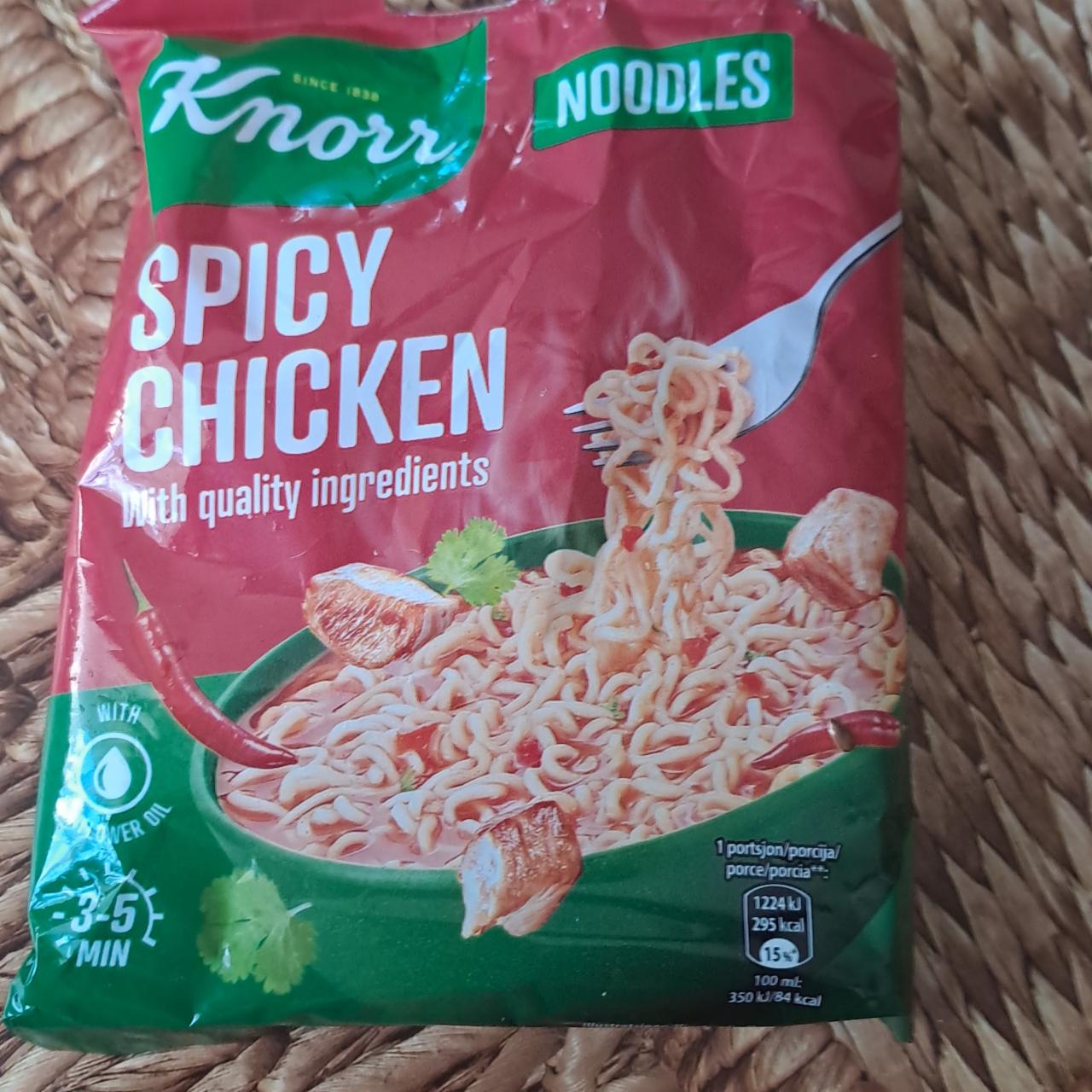 Fotografie - Spicy chicken noodles Knorr