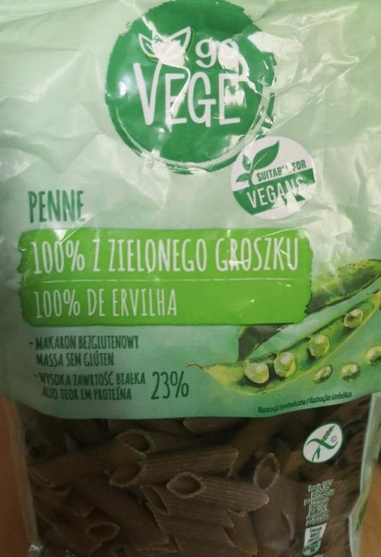 Fotografie - Penne z zielonego groszku Go Vege