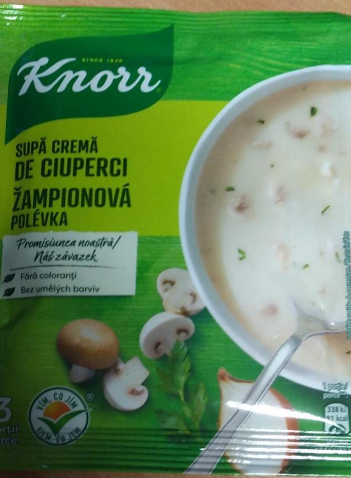 Fotografie - Žampionová polévka Knorr