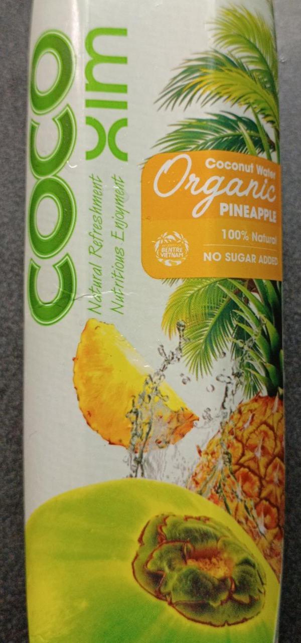 Fotografie - Coconut water pineapple organic COCOxim