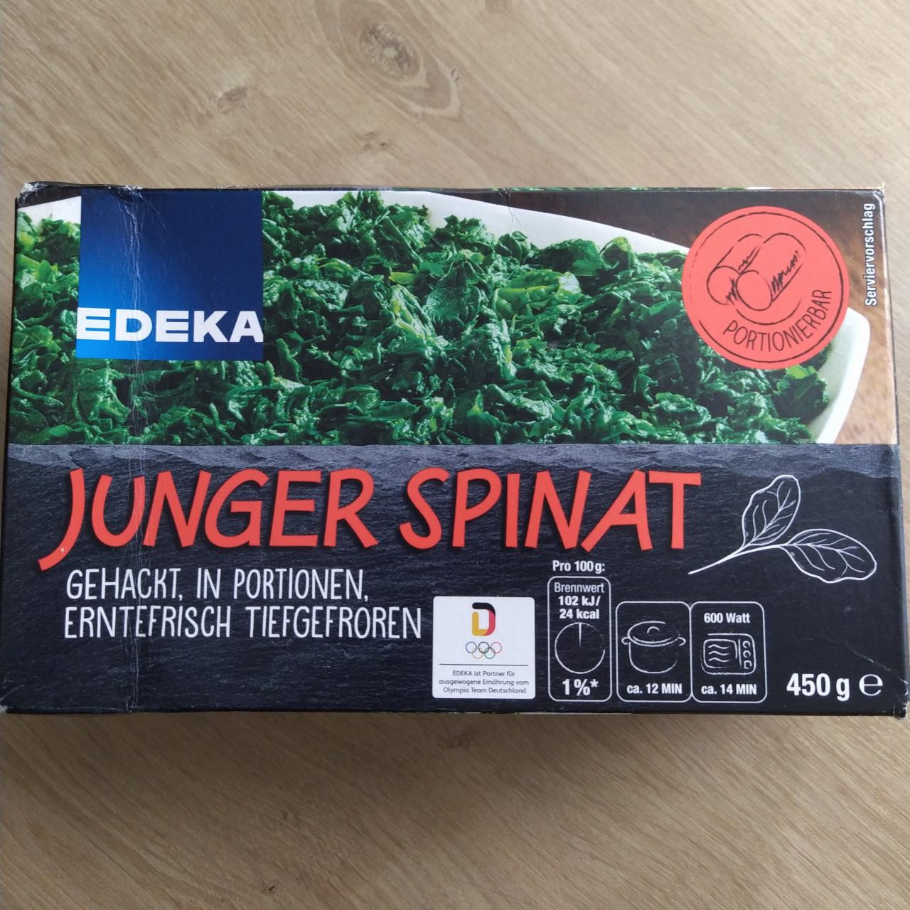 Fotografie - Junger Spinat Edeka