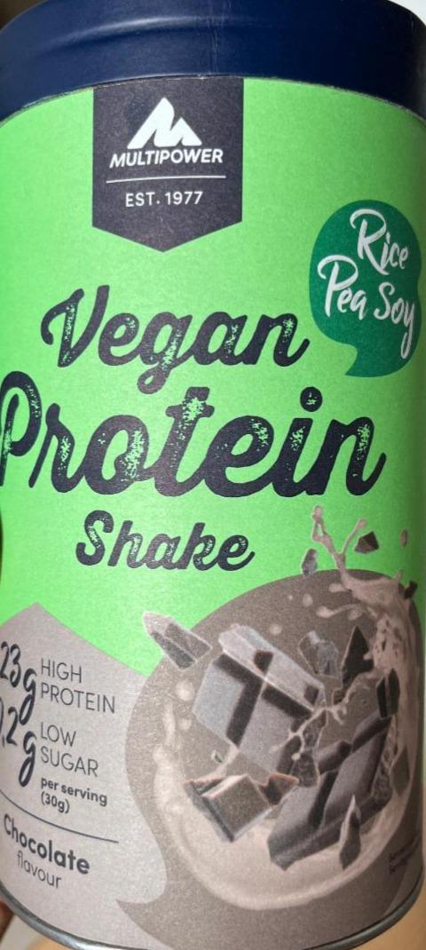 Fotografie - Vegan protein shake chocolate Multipower