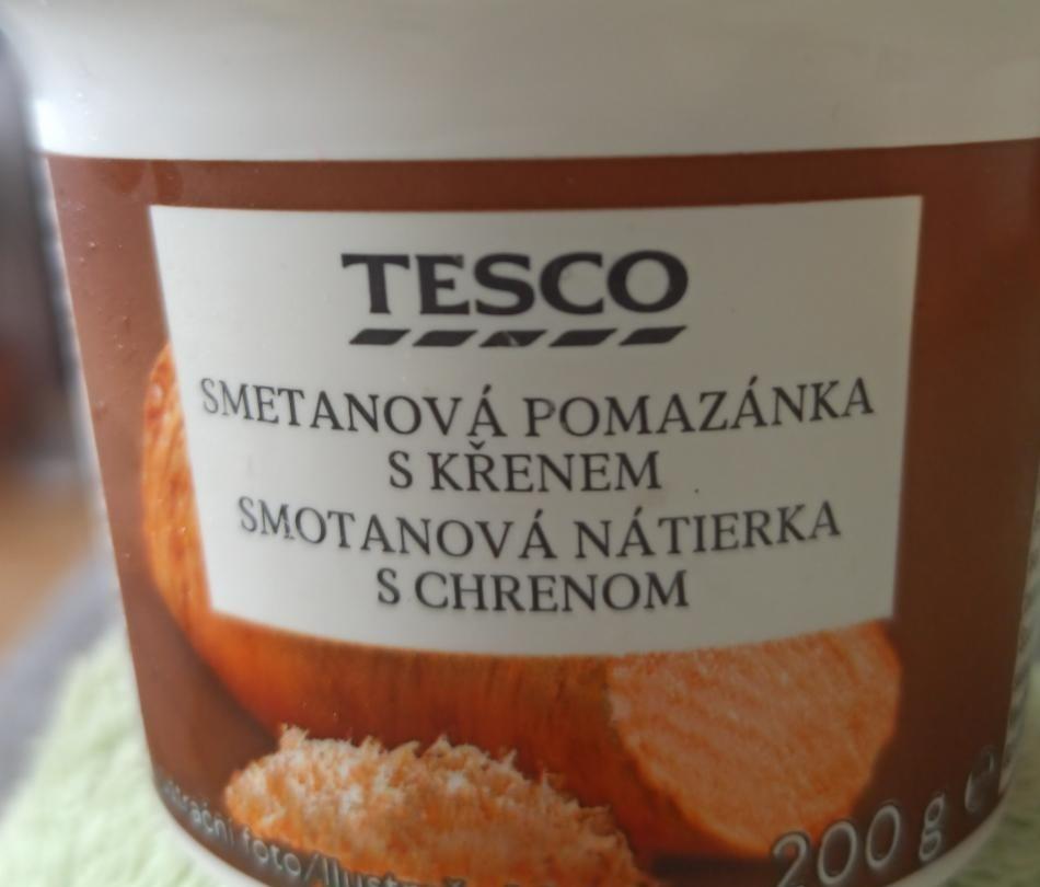 Fotografie - pomazánkové máslo s křenem Tesco