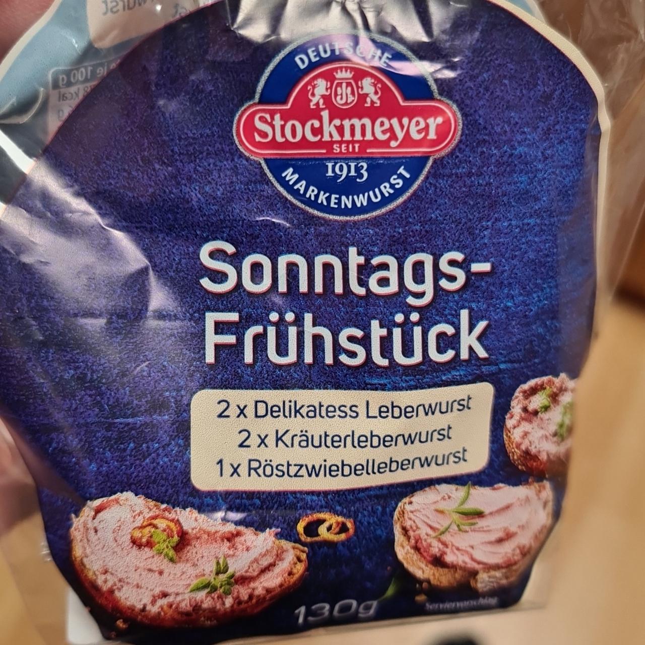 Fotografie - Sonntags Frühstück Leberwurst Stockmeyer