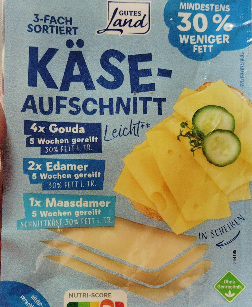 Fotografie - Käse Aufschnitt Gutes Land