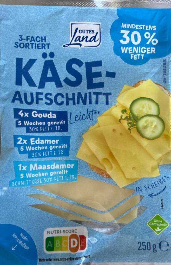 Fotografie - Käse Aufschnitt Gutes Land