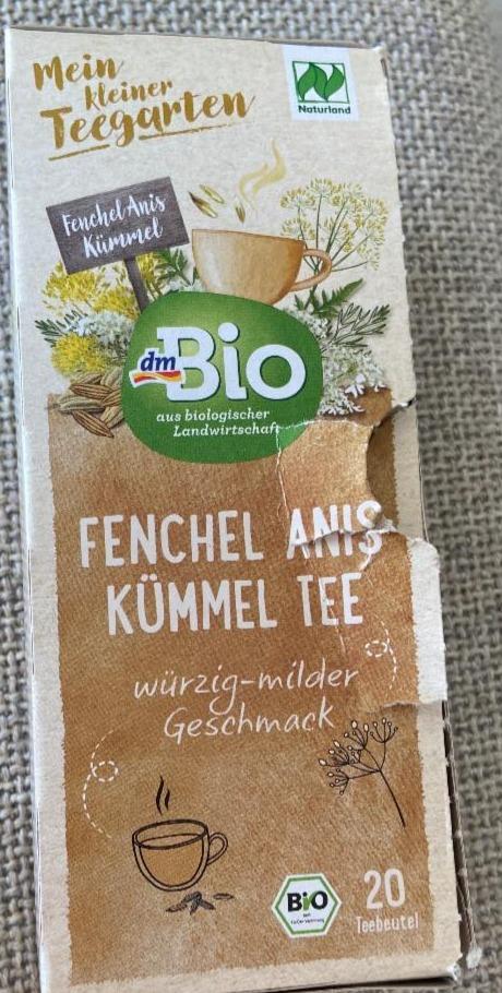 Fotografie - Fenchel Anis Kummel Tee dmBio