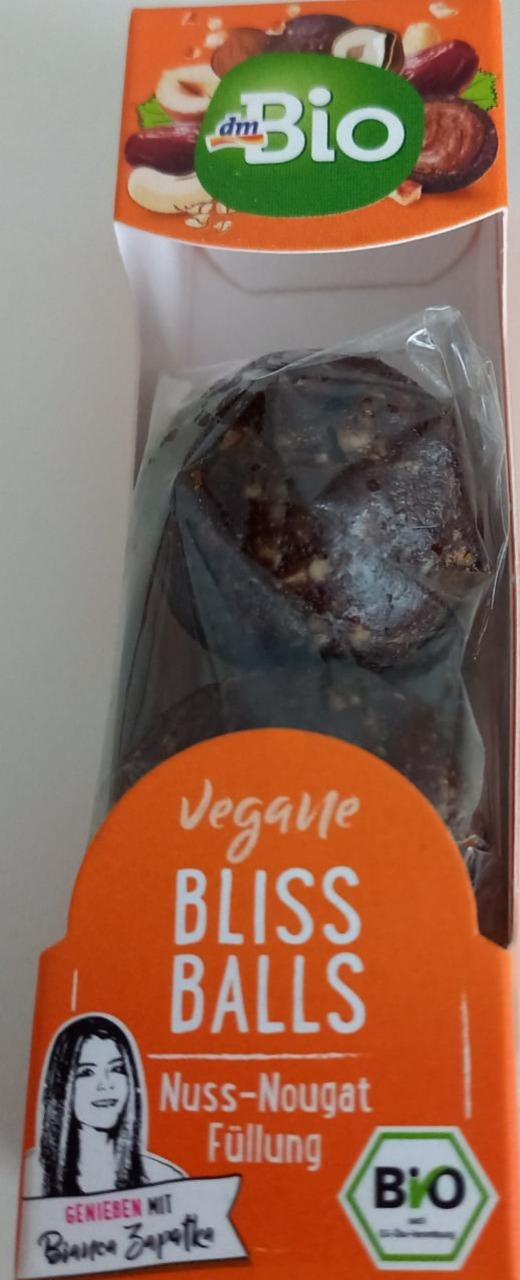 Fotografie - Vegane Bliss Balls mit Nuss-Nougat Füllung dmBio