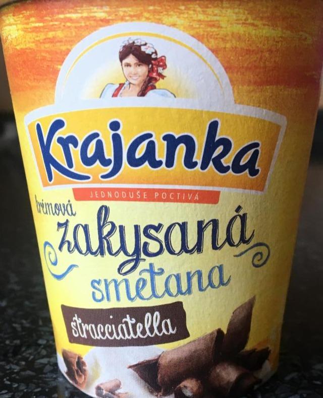 Fotografie - Krajanka zakysaná smetana stracciatella