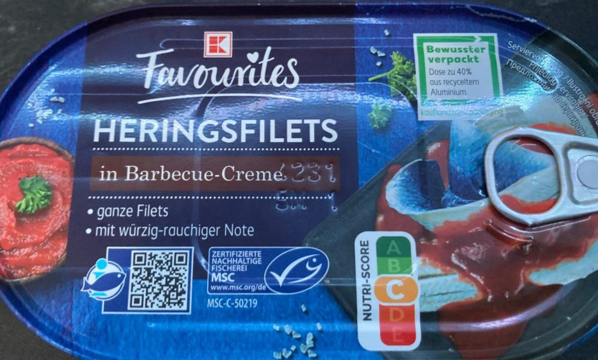 Fotografie - Heringsfilets in Barbecue-Creme K-Favourites