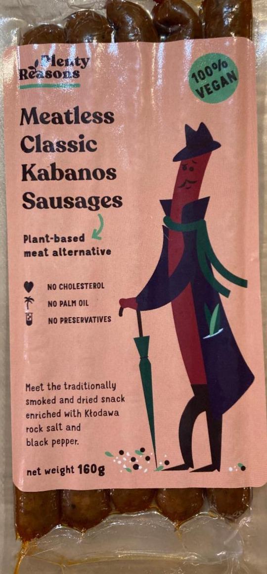 Fotografie - Meatless Classic Kabanos Sausages Plenty Reasons