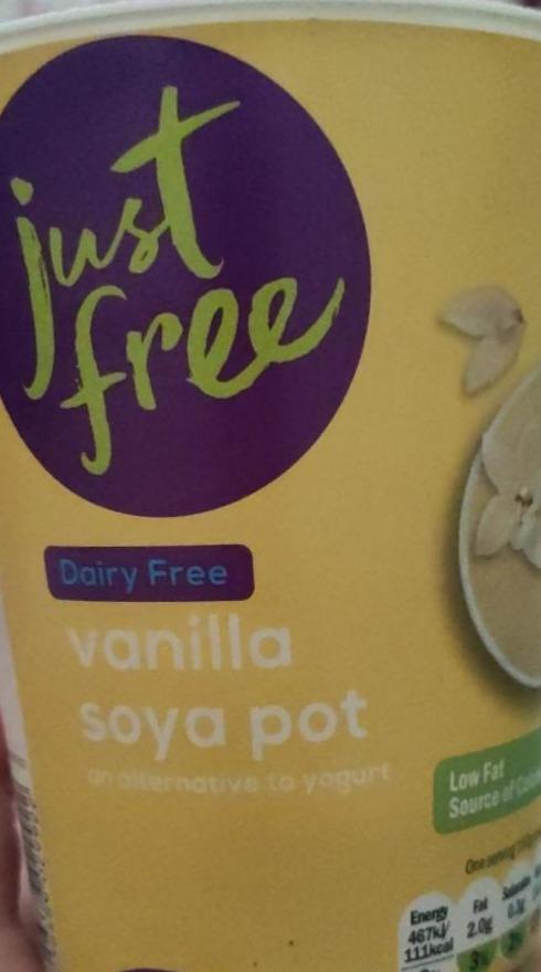 Fotografie - JustFree Vanilla Soya Pot