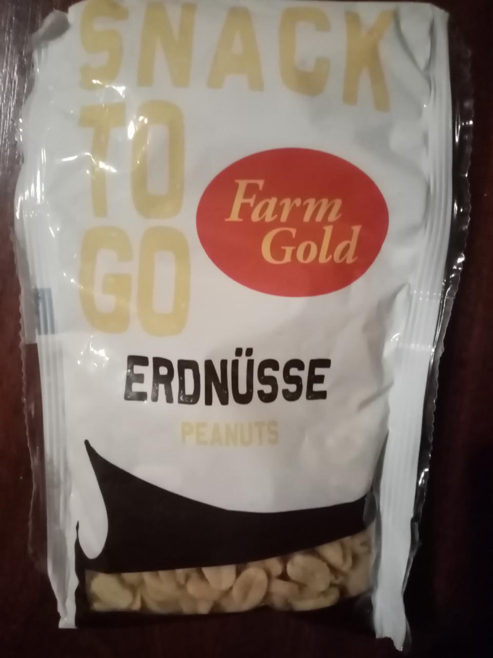 Fotografie - Peanuts snack to go Farm Gold