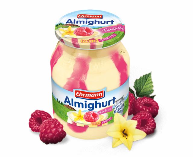 Fotografie - Almighurt Fantasie Vanilla-Himbeere Ehrmann