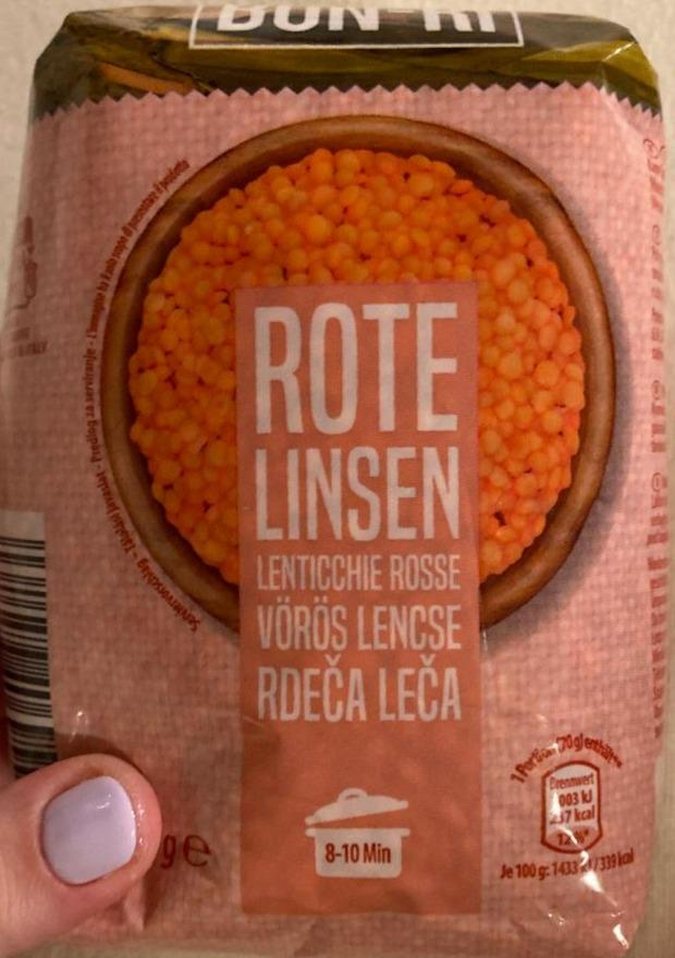 Fotografie - Rote Linsen Bon-Ri