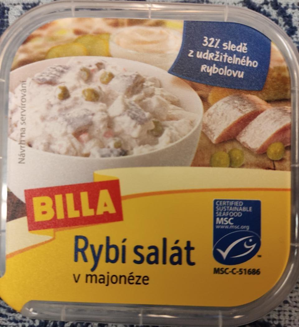 Fotografie - Rybí salát v majonéze Billa