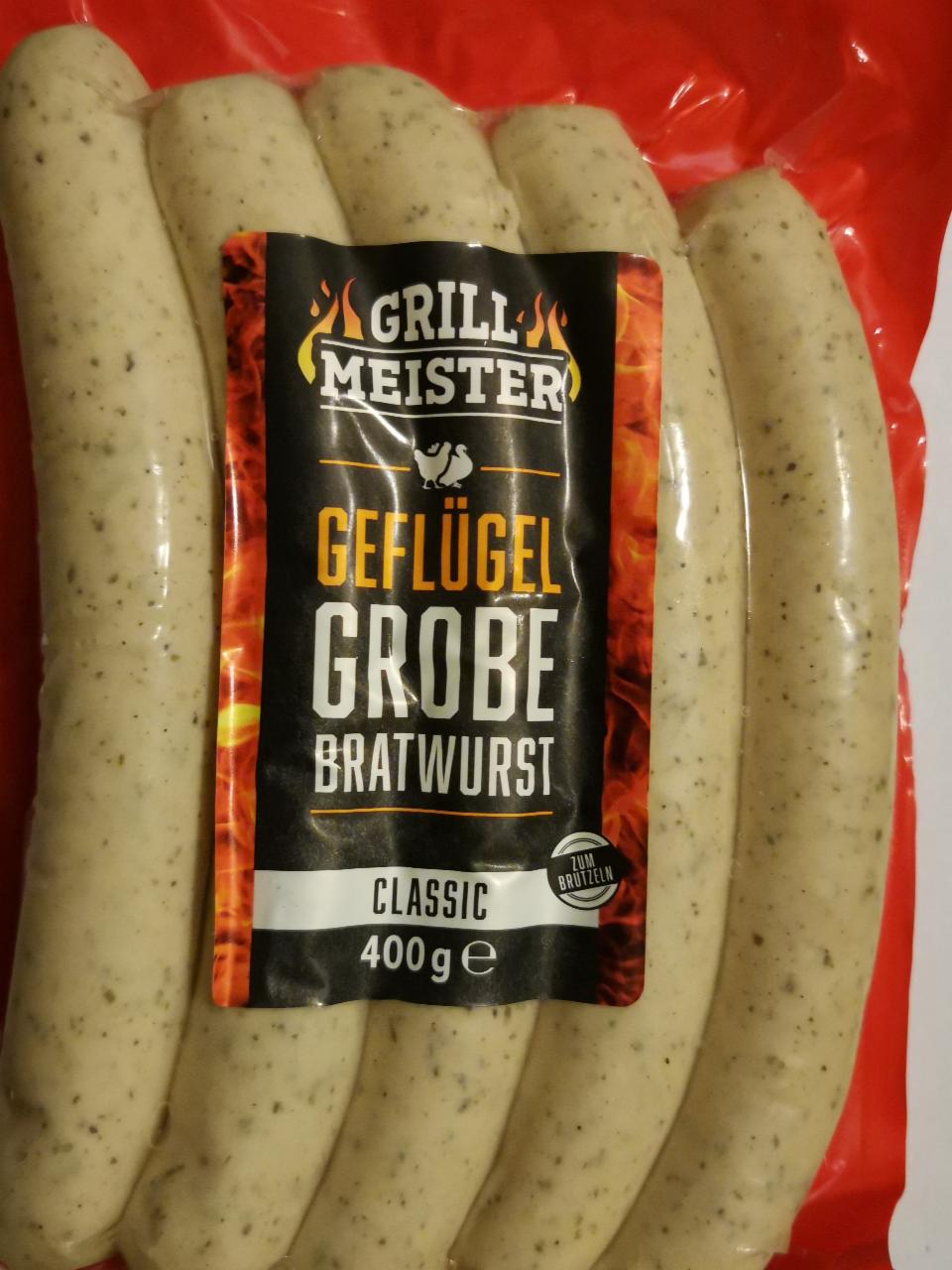 Fotografie - Geflügel grobe bratwurst classic Grill meister