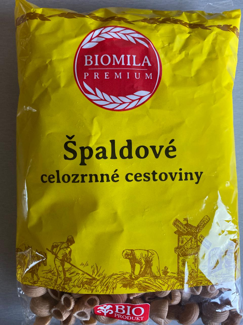 Fotografie - Špaldové celozrnné cestoviny Biomila Premium