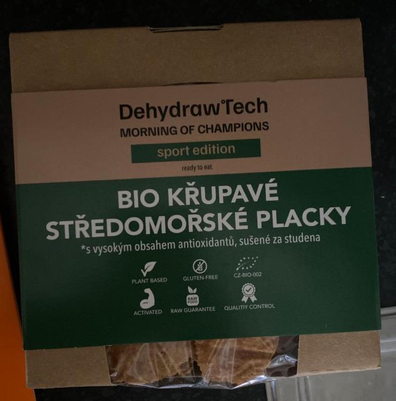 Fotografie - Bio křupavé středomořské placky Dehydraw.Tech