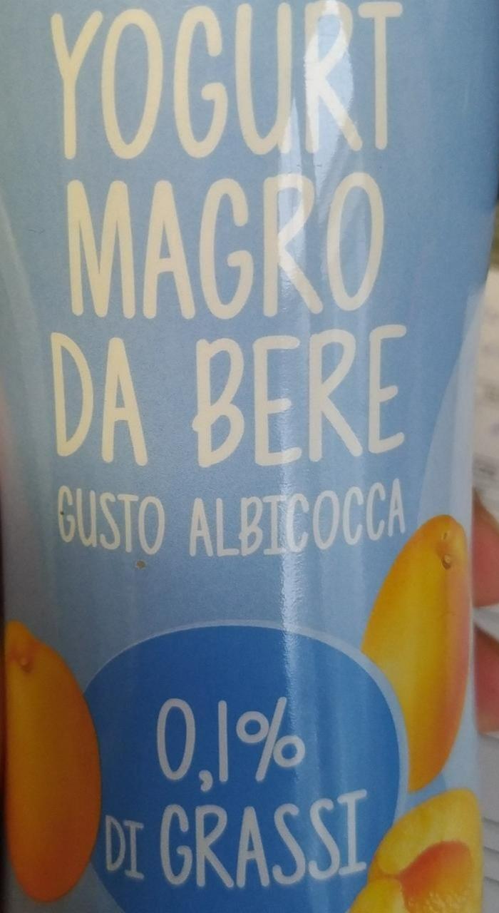 Fotografie - Yogurt magro da bere gusto albicocca