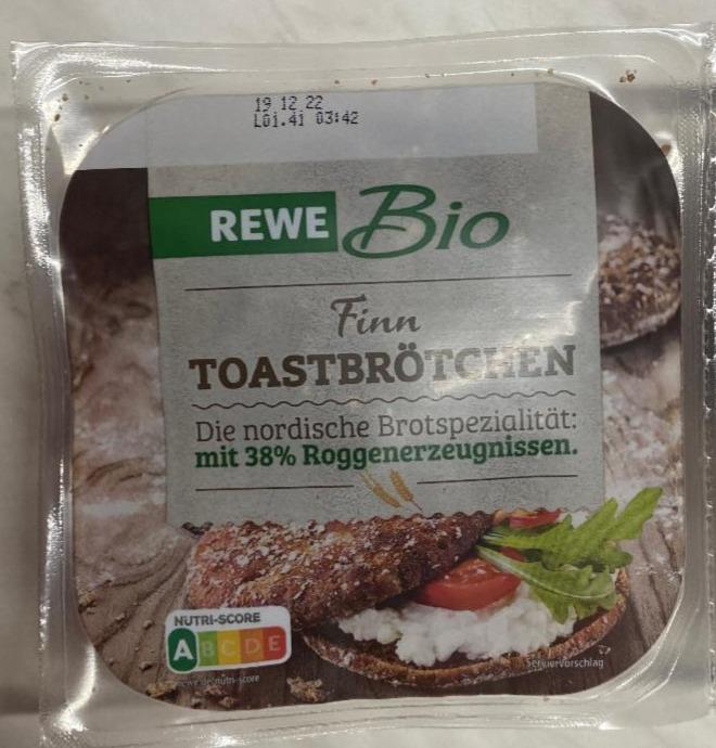 Fotografie - Finn Toastbrötchen Rewe bio