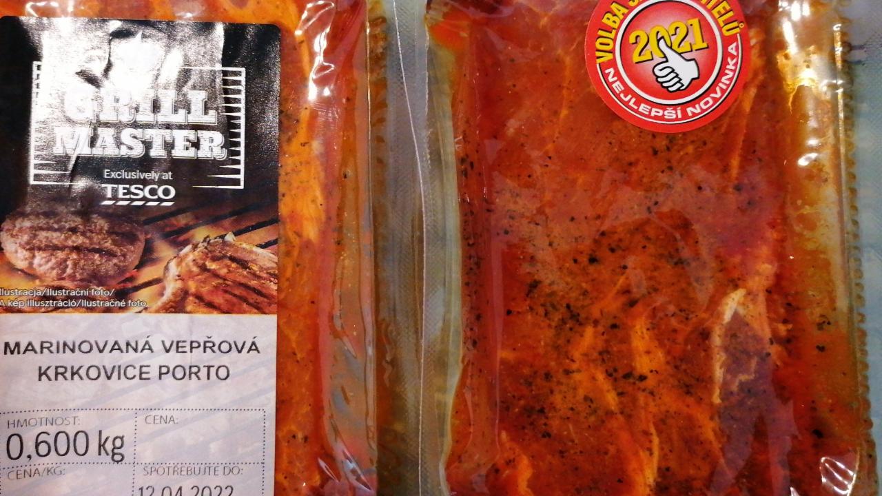 Fotografie - Grill Master Marinovaná vepřová krkovička Porto Tesco