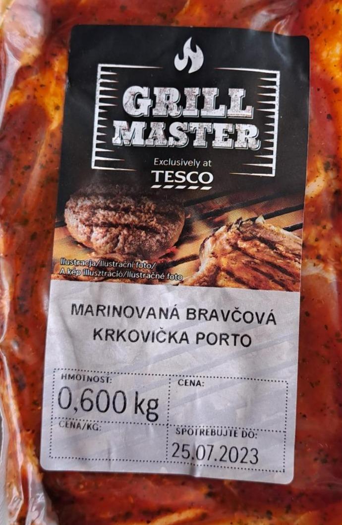 Fotografie - Grill Master Marinovaná vepřová krkovička Porto Tesco