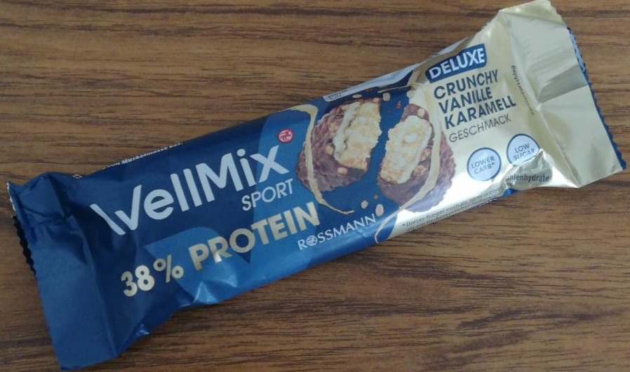 Fotografie - Crunchy Vanille Karamell 38% protein WellMix