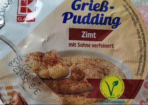 Fotografie - GrieB Pudding zimt K-Classic