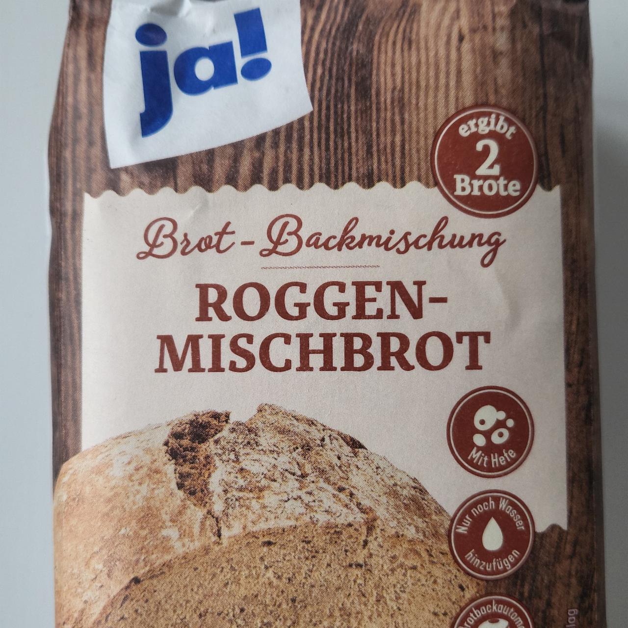 Fotografie - Brot-backmischung roggen-mischbrot Ja!