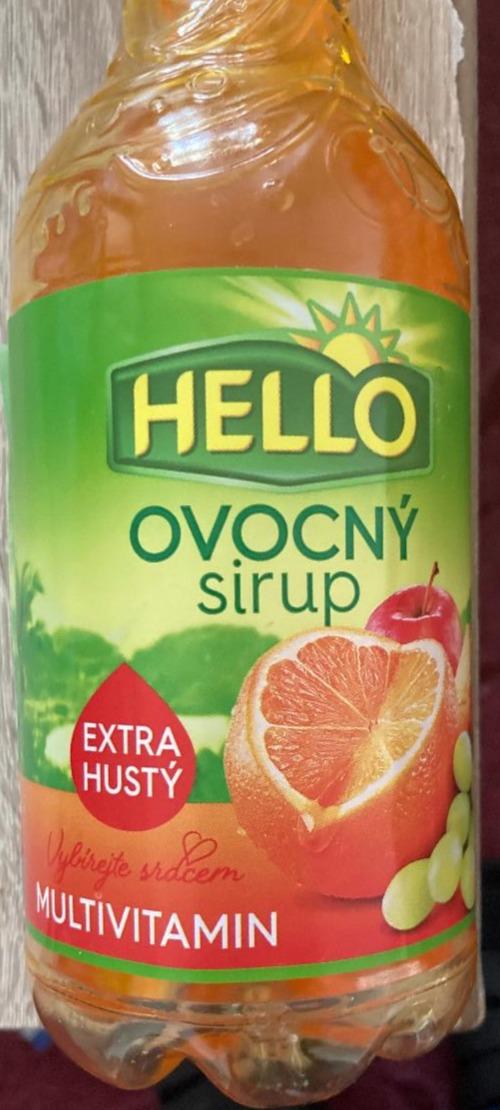 Fotografie - Hello Ovocný sirup Multivitamín Extra hustý