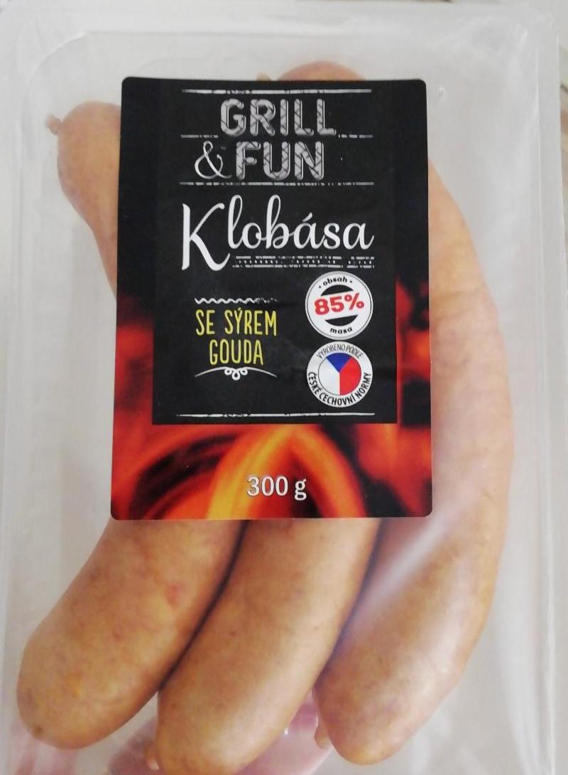 Fotografie - Klobása se sýrem Gouda Grill & Fun