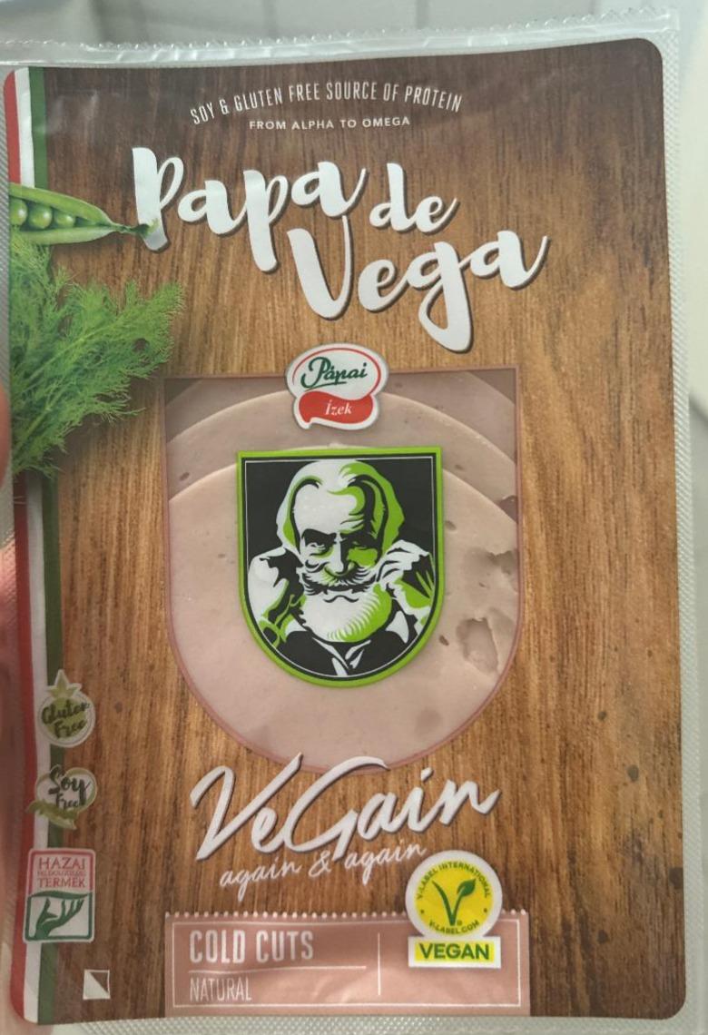 Fotografie - Vegain cold cuts natural Papa de Vega