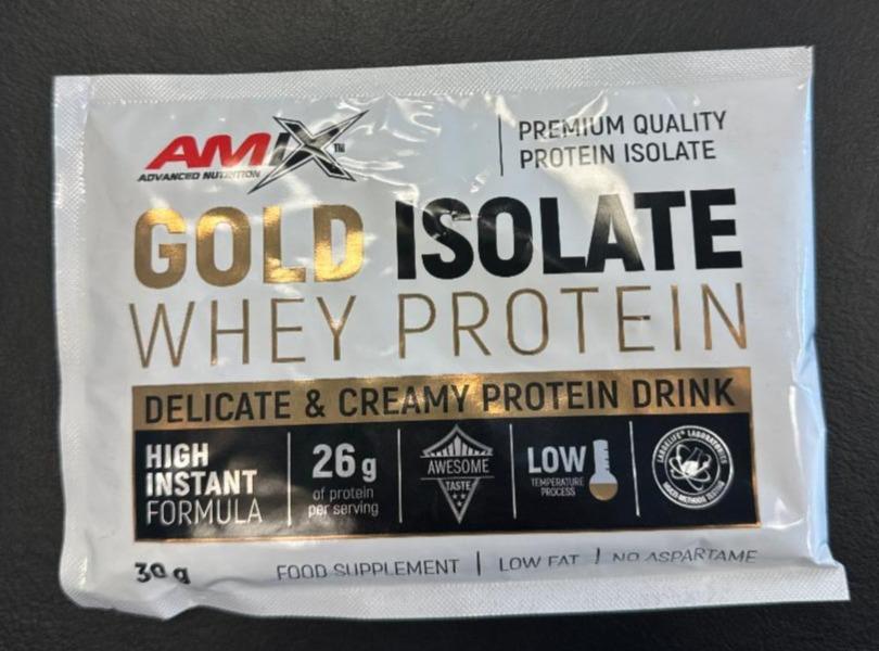 Fotografie - Gold isolate Whey Protein vanilka