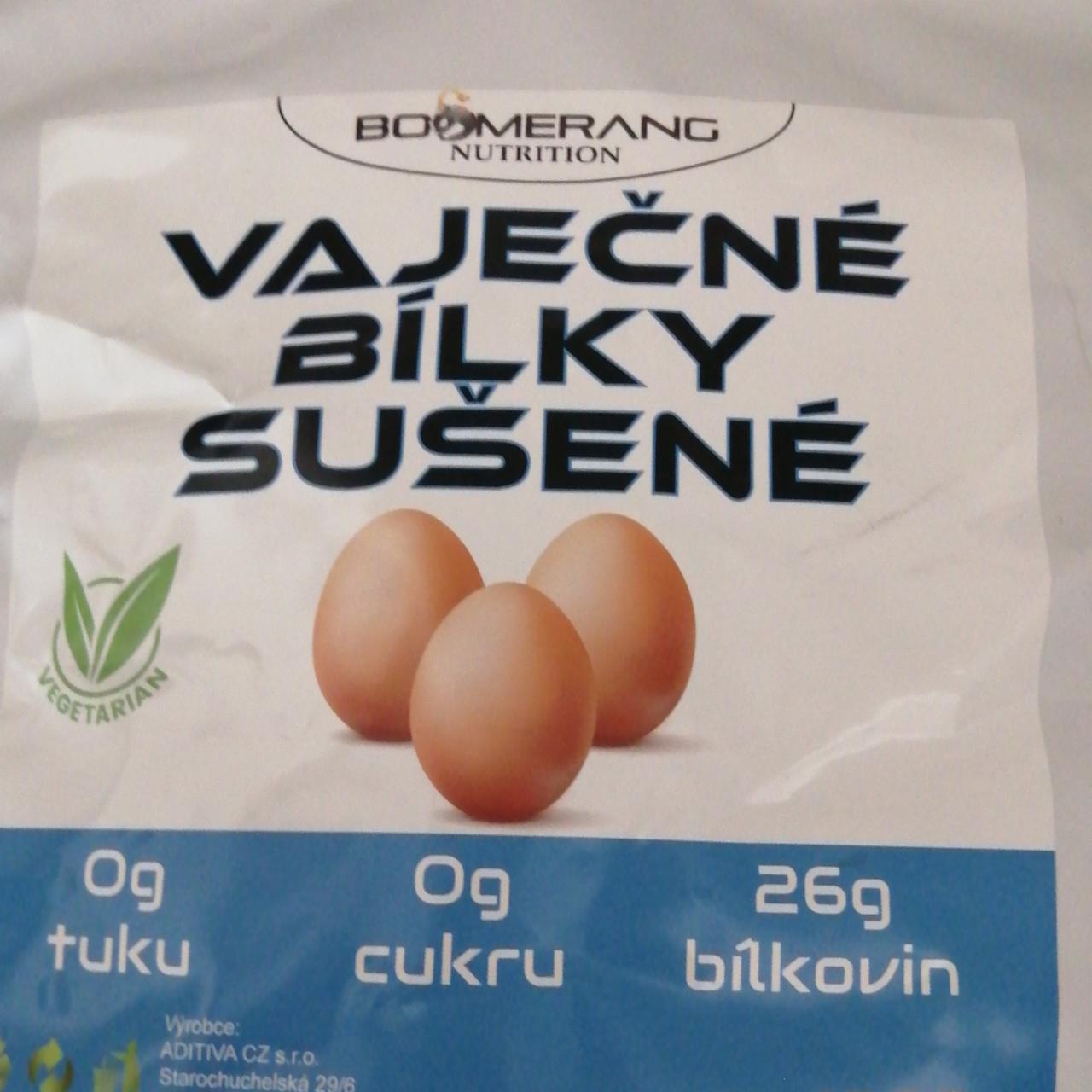 Fotografie - Vaječné bílky sušené Boomerang Nutrition