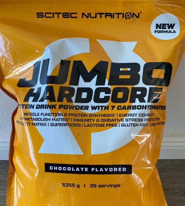 Fotografie - Jumbo Hardcore Chocolate flavored Scitec Nutrition