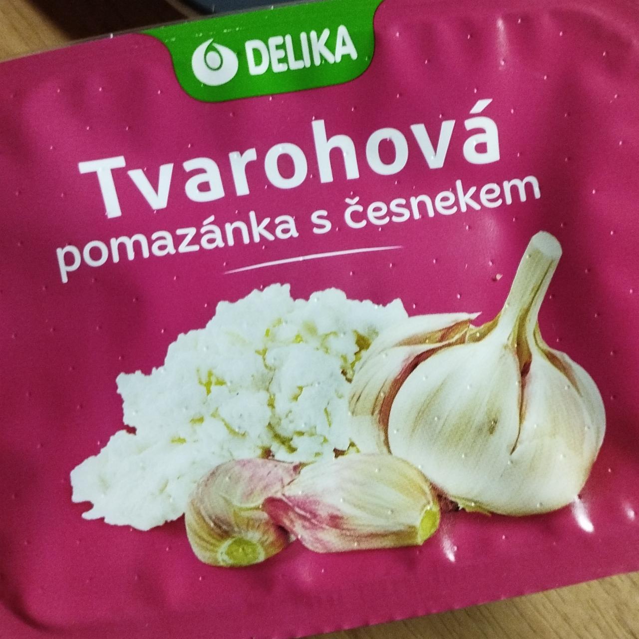 Fotografie - Tvarohová pomazánka s česnekem Delika