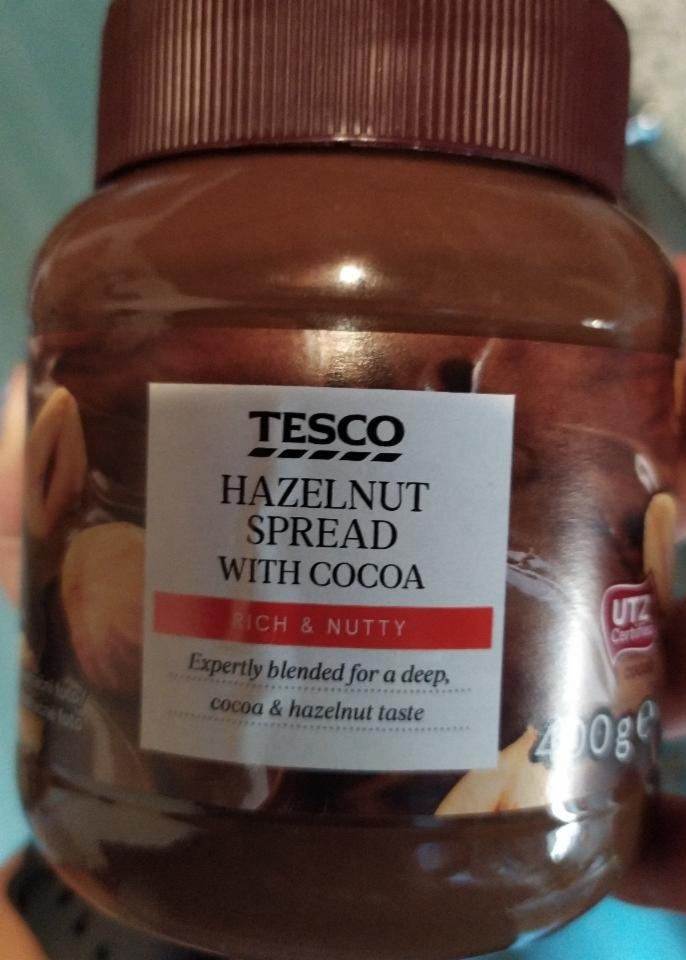 Fotografie - Hazelnut Spread with Cocoa Tesco