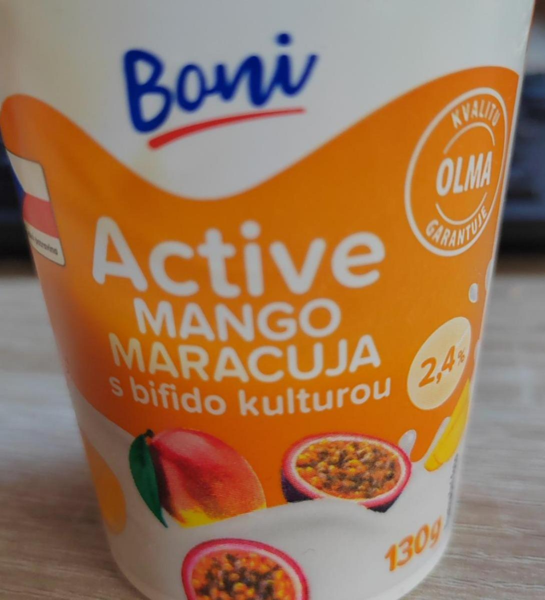 Fotografie - Active mango maracuja s bifido kulturou Boni