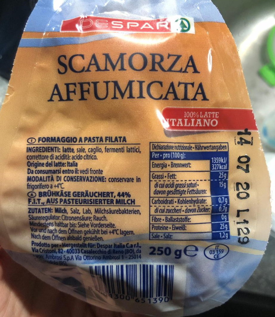 Fotografie - scamorza affumicata DeSpar