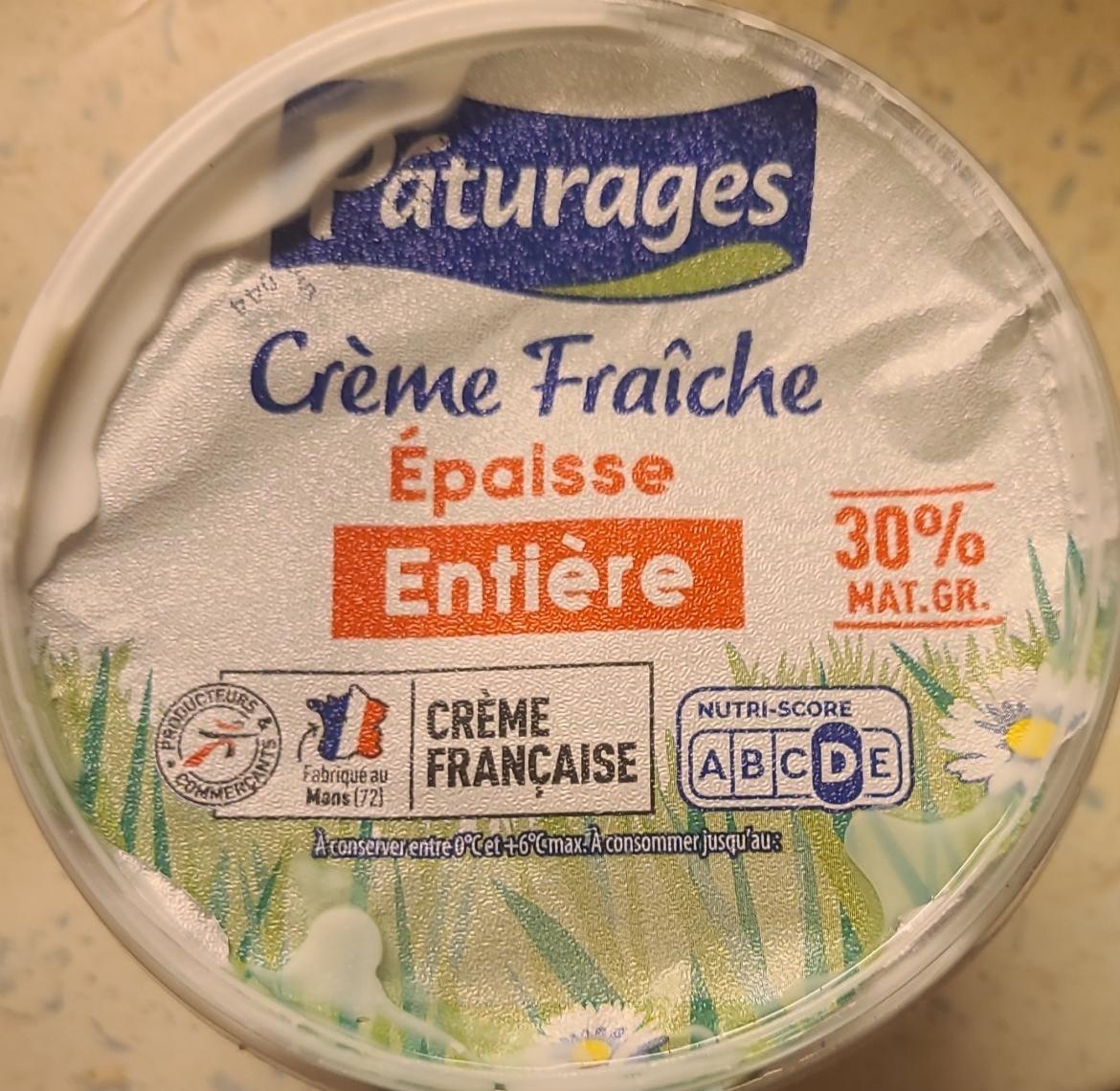 Fotografie - Těžká smetana Creme fraiche 30% Páturages