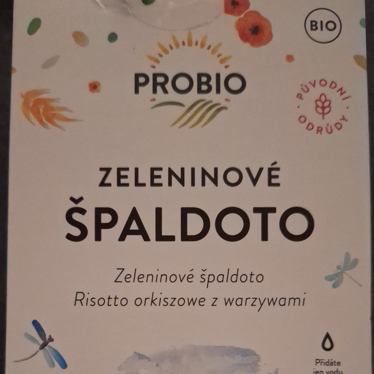 Fotografie - Bio Zeleninové špaldoto Probio