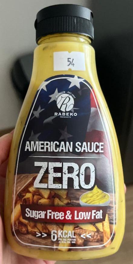 Fotografie - American sauce zero Rabeko