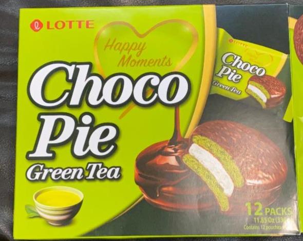 Fotografie - ChocoPie Green Tea Lotte