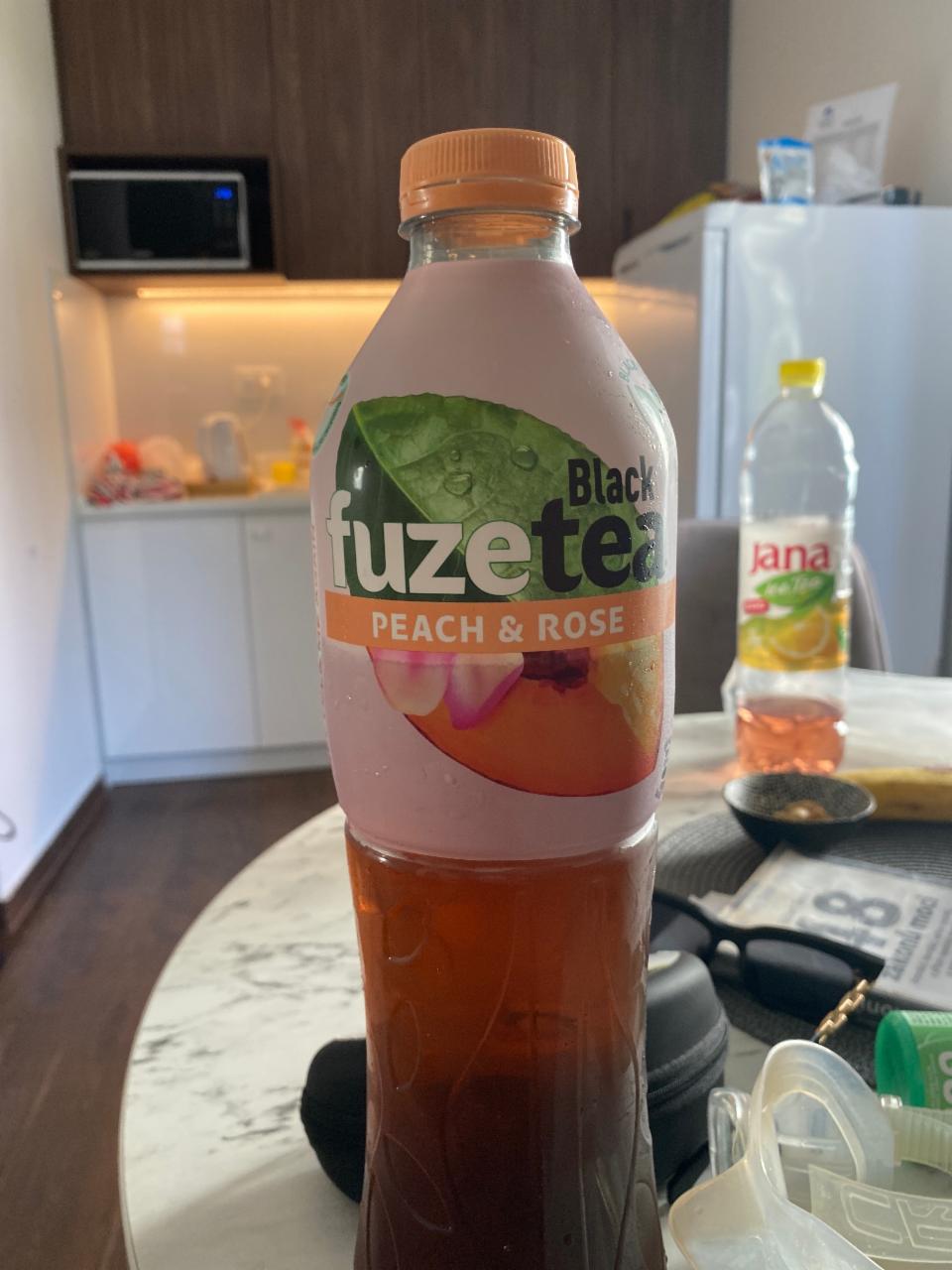 Fotografie - Peach & rose black Fuzetea