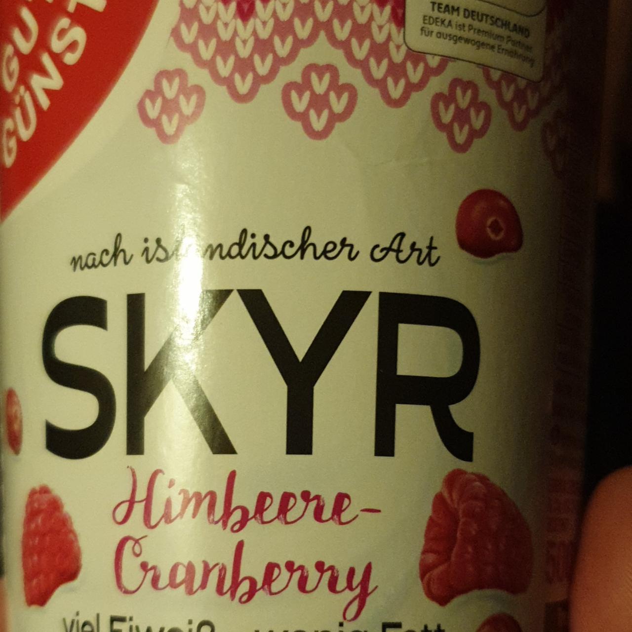 Fotografie - Skyr himbeere cranberry Gut&Günstig