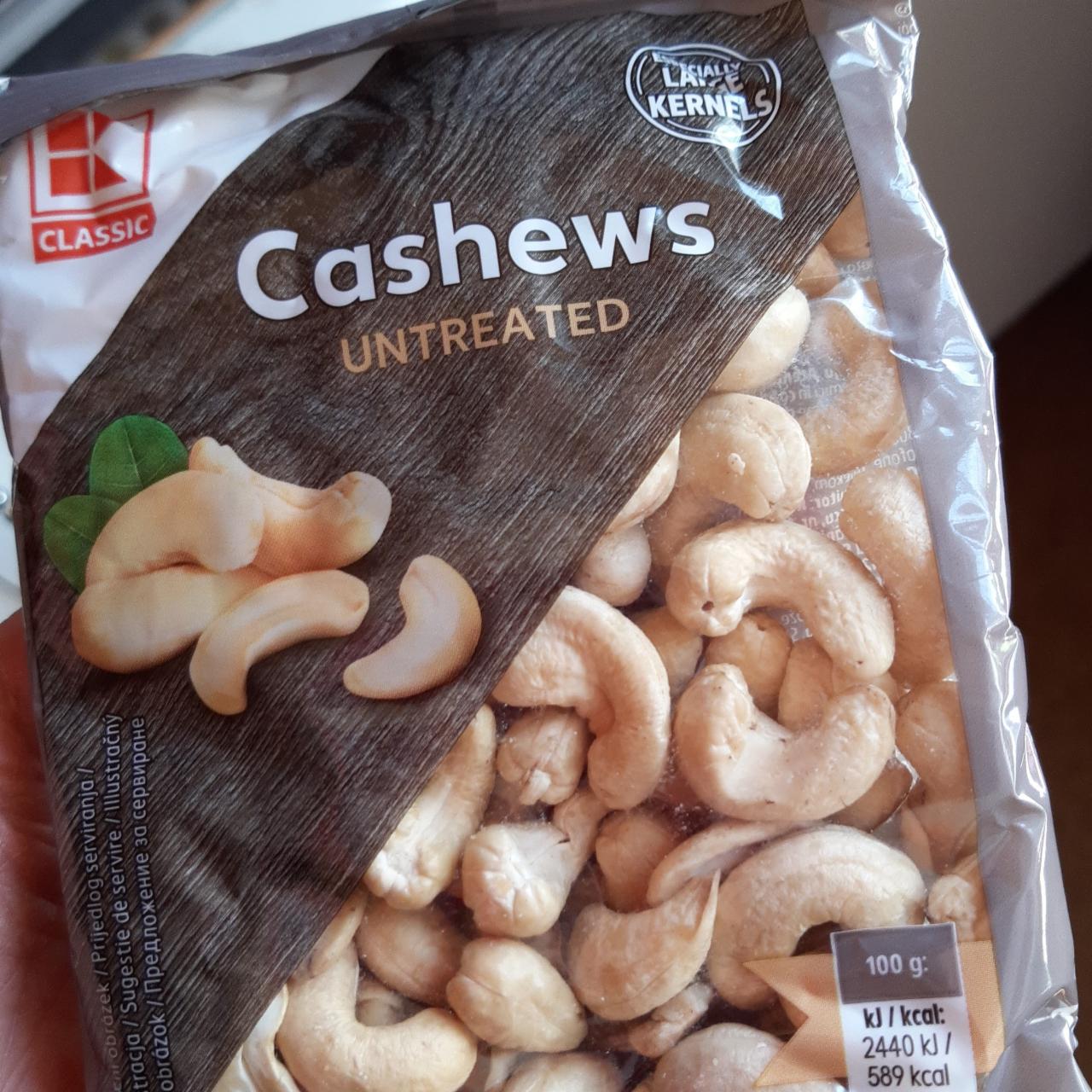 Fotografie - Cashews untreated K-Classic