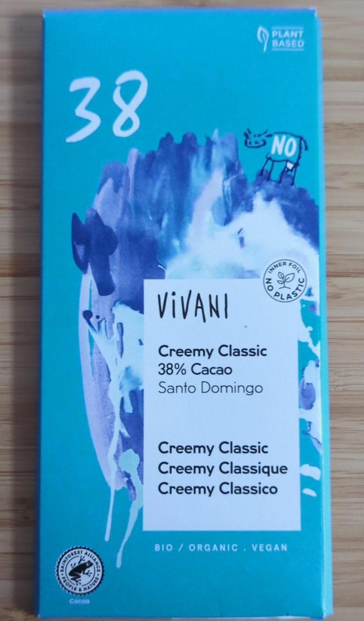 Fotografie - Bio Creemy Classic 38% Cacao Santo Domingo Vivani