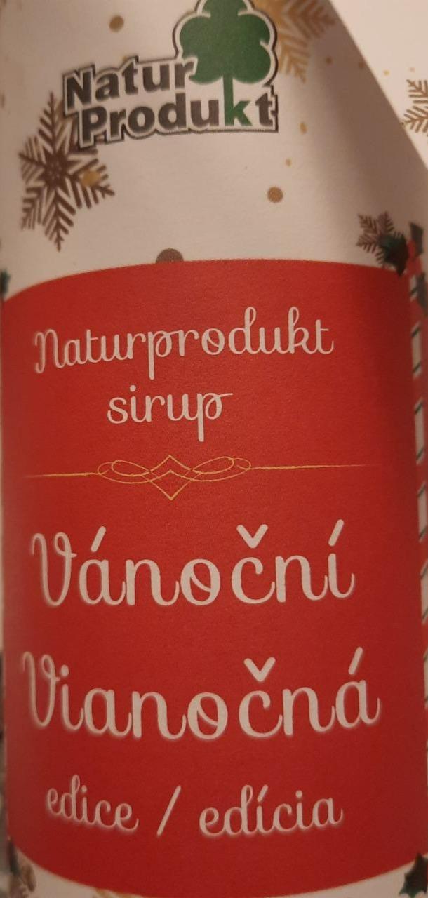 Fotografie - Sirup Vánoční Edice Naturprodukte