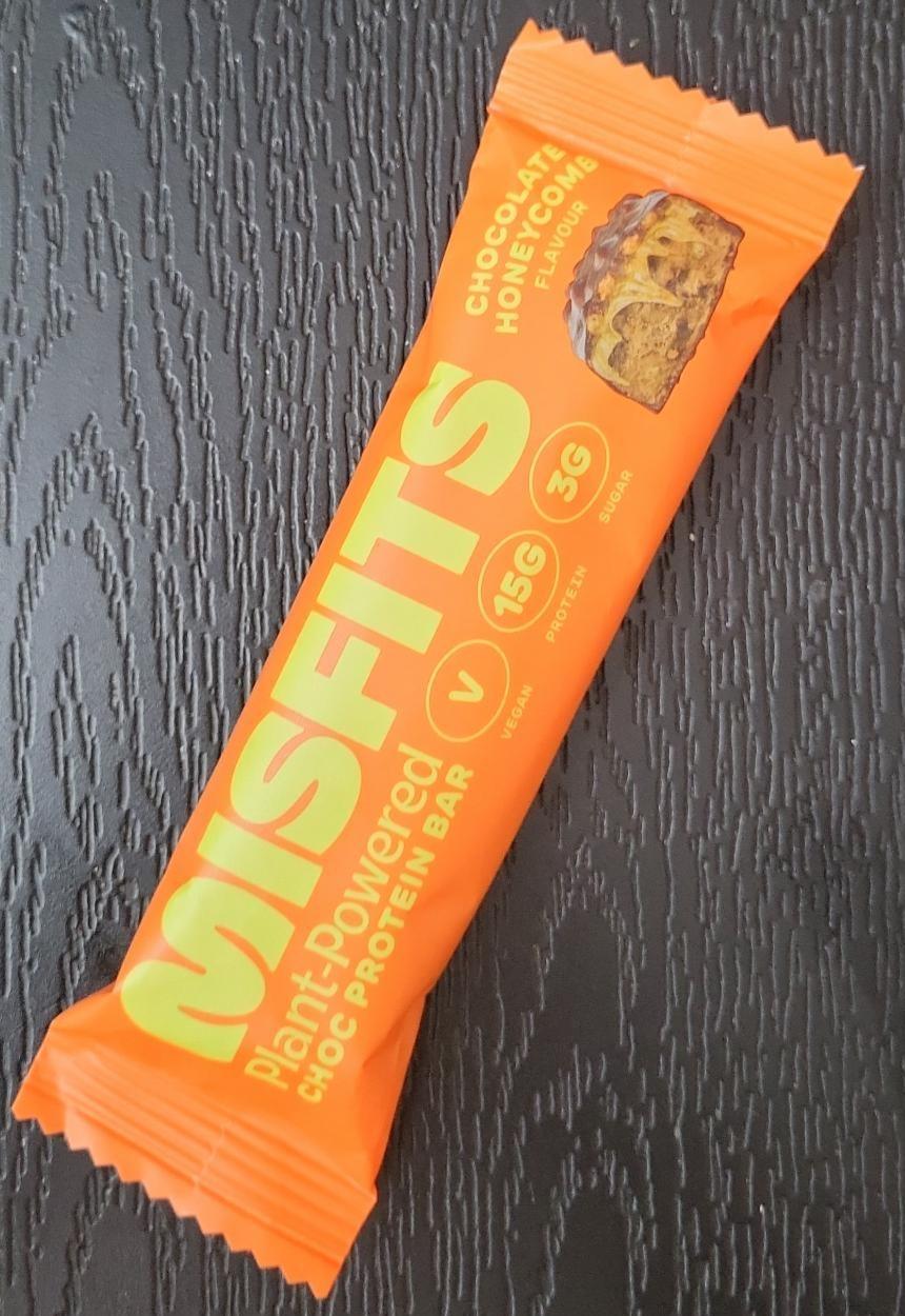 Fotografie - Plant-Powered Protein Bar Chocolate Honeycomb Misfits